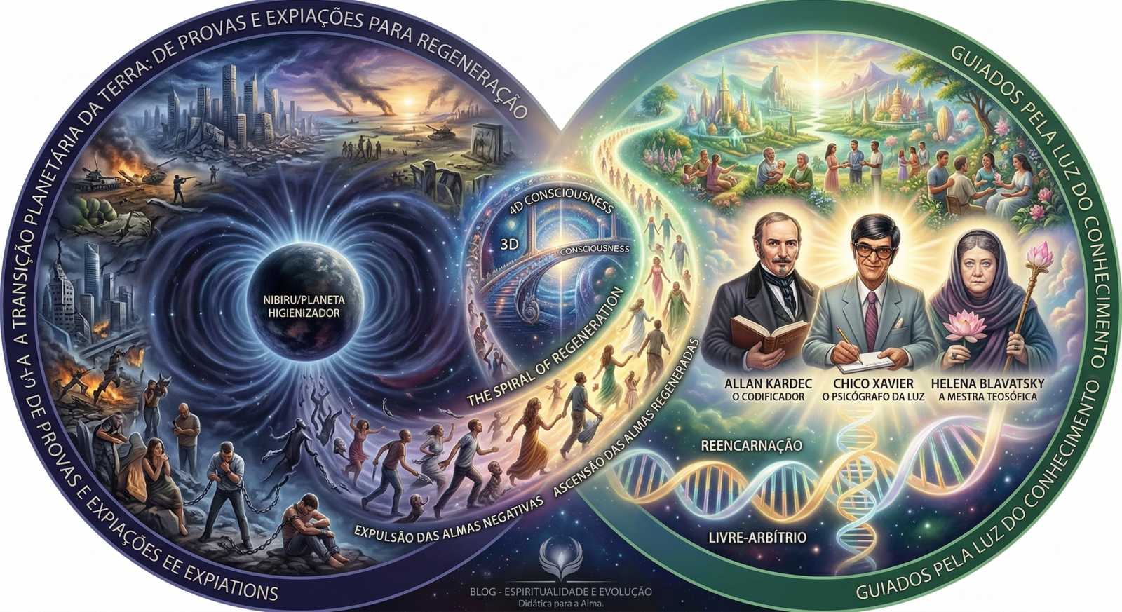 Imagem que simboliza a transição planetária.