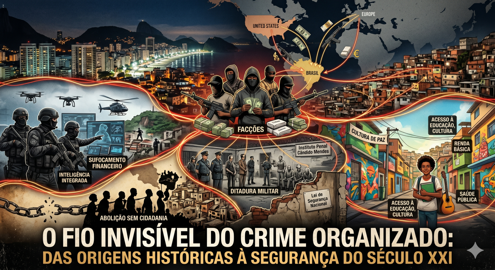 O Fio Invisível do Crime Organizado: Das Origens Históricas à Segurança do Século XXI