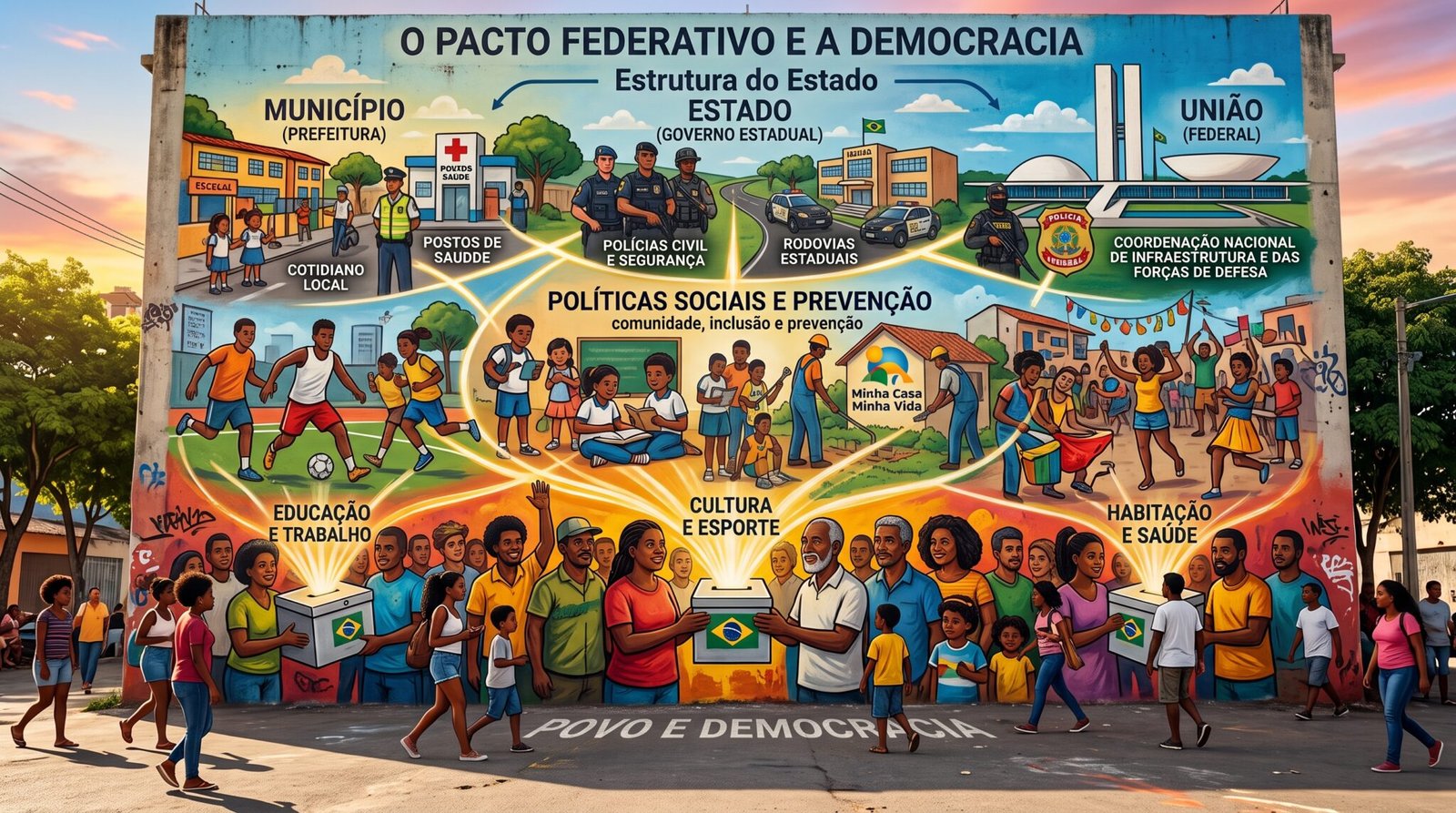 Segurança, Desigualdade e o Pacto Federativo: Quem Faz o Quê no Brasil?