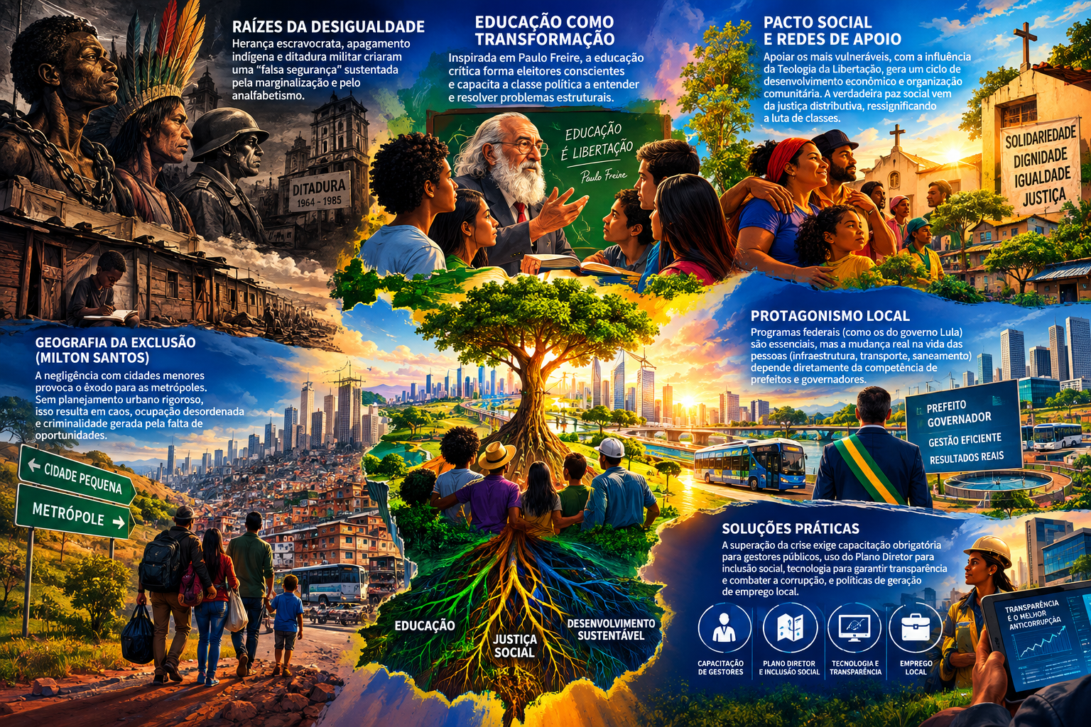A Pedagogia do Espaço e o Pacto Social: Educação, Gestão Pública e a Superação das Crises Estruturais no Brasil