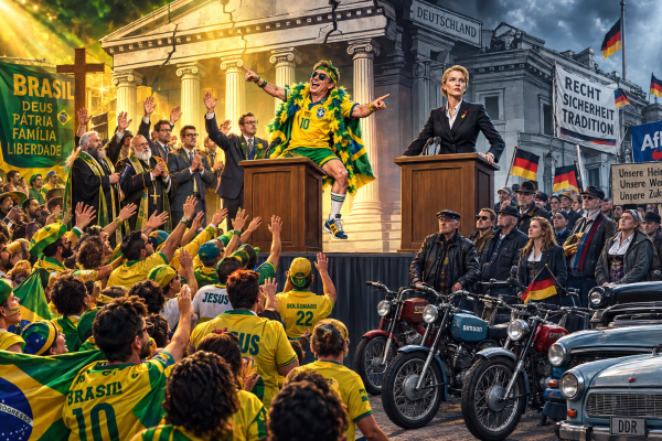 Brazilian and German Rally Divide