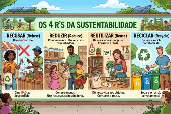 Os 4R's da sustentabilidade